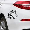 20x17cm Carp Fishing Lua Car Sticker Auto Body Bumper Windows Motorcycle Laptop Walls Decor Vinyl Film Decal Car  Accessories