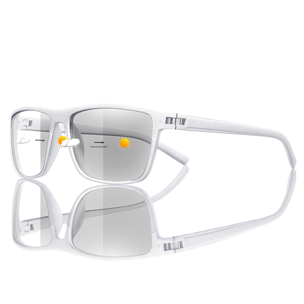 Men Women Fashion Photochromic Anti-Glare Sunglasses Classic Square Driving Outdoor Sports Cycling Running Eyewear