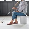 JEJ Astage Fermat Bucket (20L, Black) - Suitable for sitting, toy storage, and outdoor use. Weight capacity: 150kg. Dimensions: 37cm (W) x 33.5cm (D)