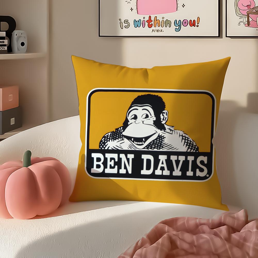 

Luxury BBenS DDavisS Cushion Cover Pillowcase Short Plush Invisible zipper Room Sofa Cushion Cover 30X30cm