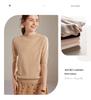 Lekasha Women's 100% Pure Cashmere Half-High Collar Sweater for Autumn and Winter