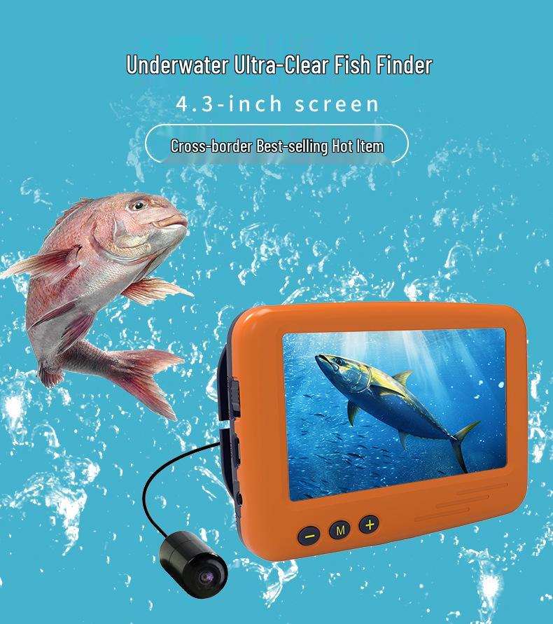 4.3" HD Night Vision Fish Finder for Ice Fishing