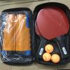 Customized Professional Wood Ping Pong Bat Set Portable Table Tennis Racket 2 Rackets 3 Balls Double Zipper Case