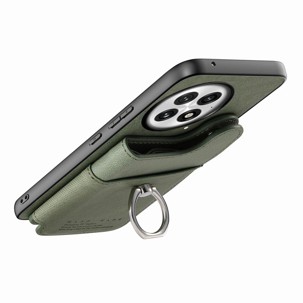 For OnePlus 13 Case with Card Holder Kickstand Leather+TPU+PC Phone Cover