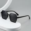 Korean Polygonal Frame Trendy Fashion Sunglasses For Men And Women Street Photography Sun Protection Essential Outdoor UV Protection