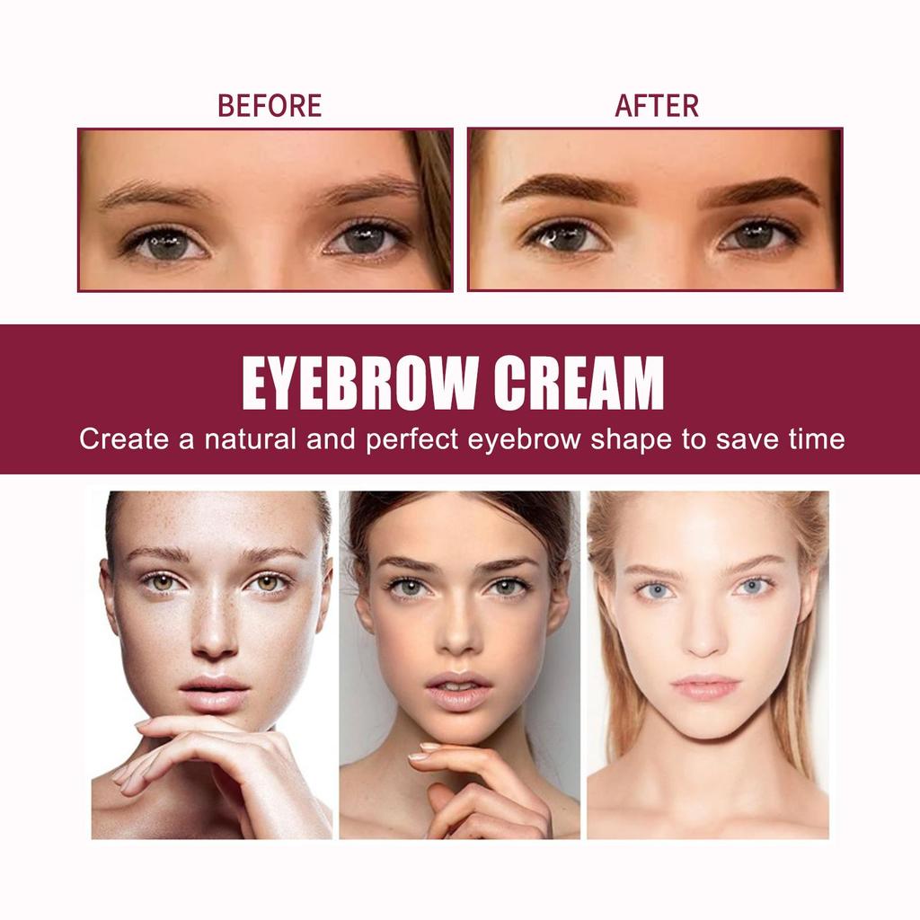 2pcs Lightweight  Smooth Foundation Moisturizer + Eyebrow Pencil Makeup Set Natural and Long-Lasting Color