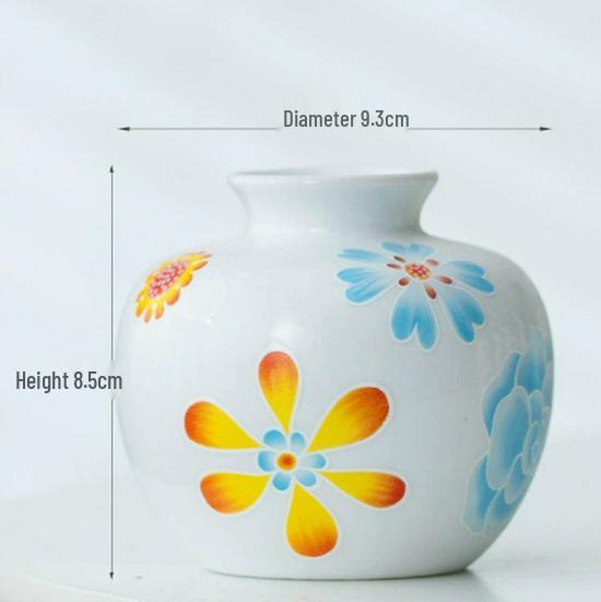 Antique Blue and White Chinese Porcelain Vase - European & American Handicraft for Flower Arrangements