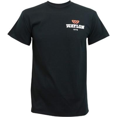 Waylon Jennings Men's Are You Ready T-Shirt Black