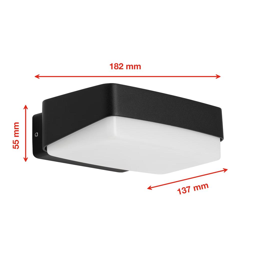 LED Outdoor Garden Lamp 14W, Facade - Color 4000k, Ip44