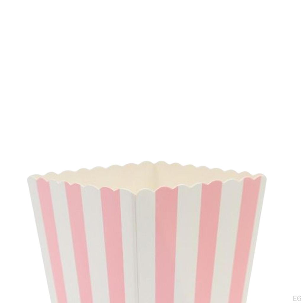 Set mit 10 Popcorn-Geschenkboxen Karton Süßigkeitenbehälter Partys Mini-Papierbehälter
