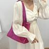 Large Capacity Waterproof Shoulder Bag Candy Color PVC Tote Bag Casual Transparent Handbag  Sports