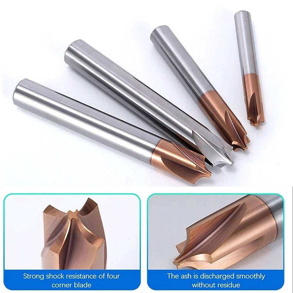 Tungsten Cobalt Alloy Corner Rounding End Mills Round End Mill New Radius Corner Rounding Cutter