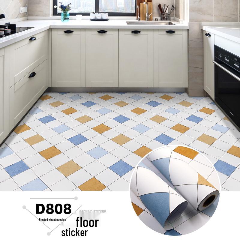 Thickened Waterproof Self-Adhesive Floor Tiles for Bathroom Renovation
