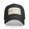 Bunte Wildblumen Baseballkappe Marke Unisex Kappe Luxusmarke Strandhut Sonnenhut Hüte Unisex Damen