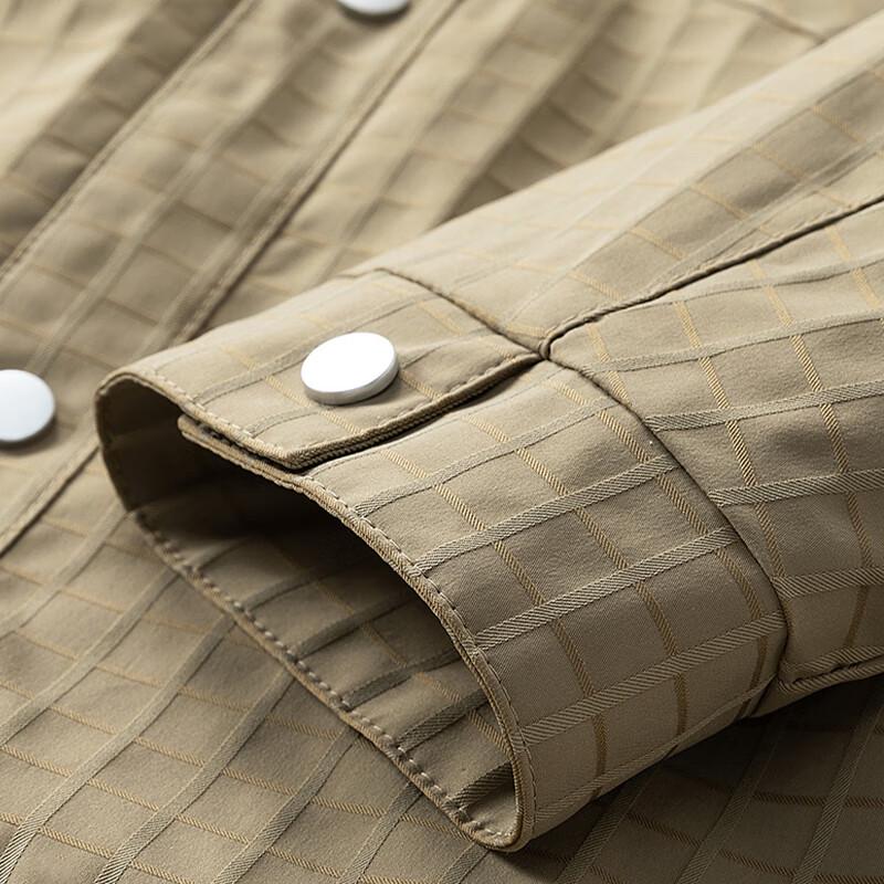 ROMON Men's Plus Velvet Lined Turn-down Collar Jacket