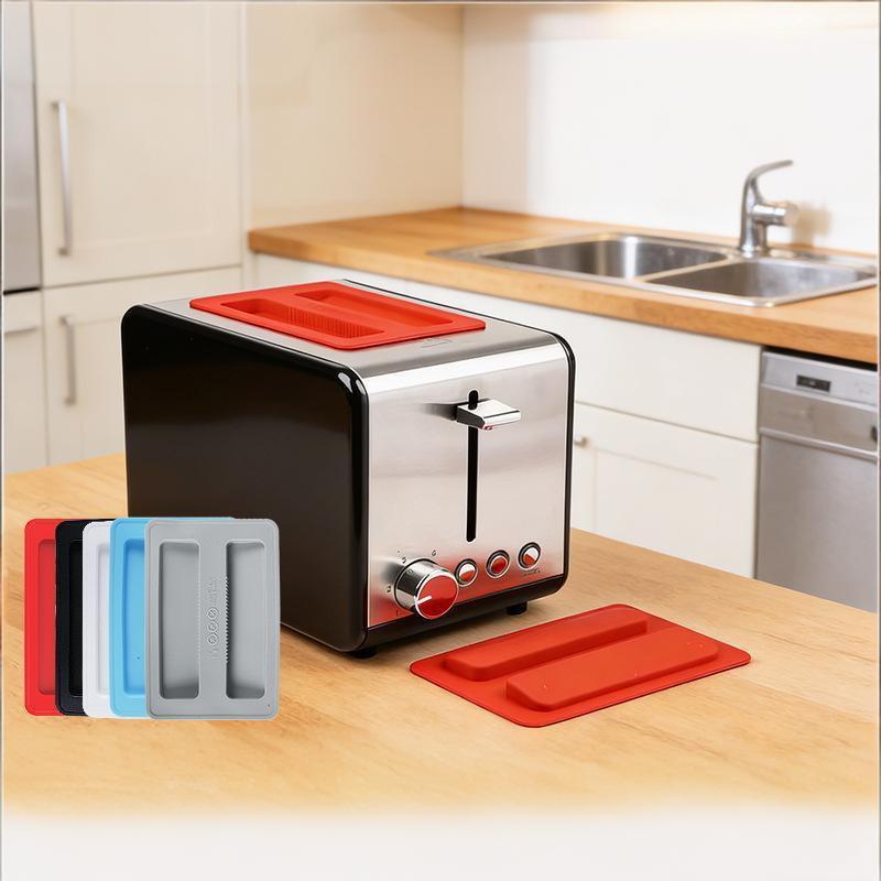 1Pcs Toaster Dustproof Cover Bpa-Free Food-Safe Silicone Toasters Protector Lid For Blocks Dirt Bugs Pet Hair Kitchen Gadgets