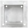 Post Anchor Set 4 Pcs Galvanized Metal 121 Mm