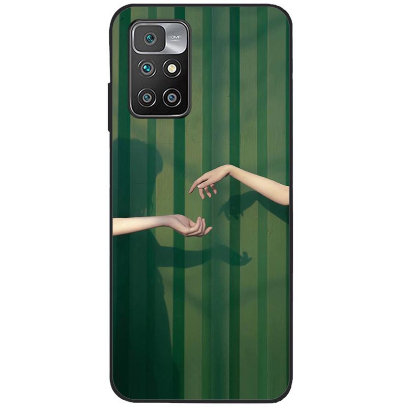 For Xiaomi Redmi 10 Case Silicone Soft TPU Back Cover For Xiaomi Redmi 10 Redmi10 Phone Cases Cute Painted Cover Shockproof Capa