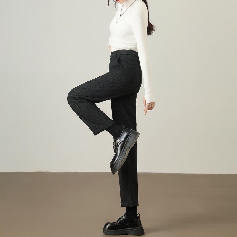 Kobel Women's Autumn/Winter Thickened Tapered Commuter Suit Trousers