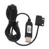USB Magnetic Sensor Switch Customizable Black ABS Widely Compatible USB Keyboard Switch Cable for Printer Monitoring
