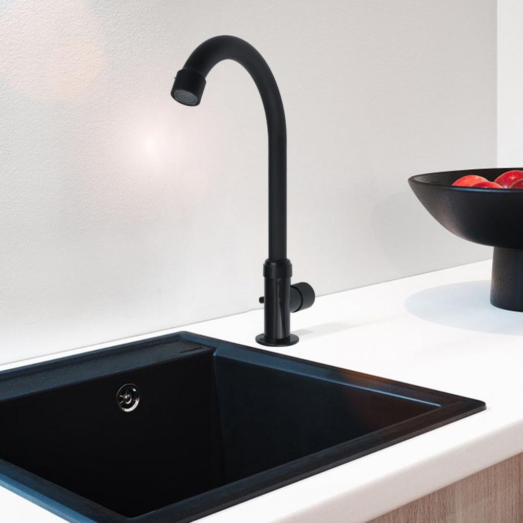 Single Lever Cold Water Tap for Kitchen Made of Plastic Steel Material