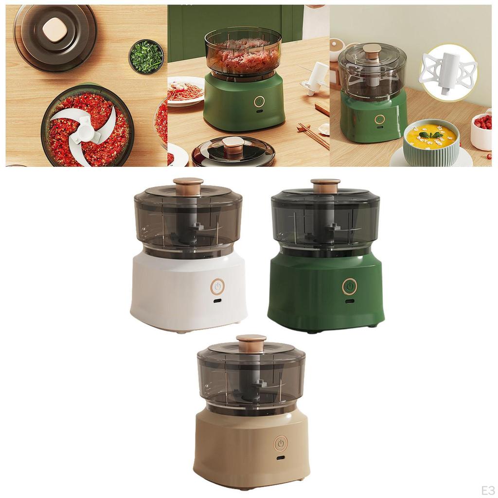 350ml Food for Chopping Onions And Garlic Electric Mini Blender Meat Salad