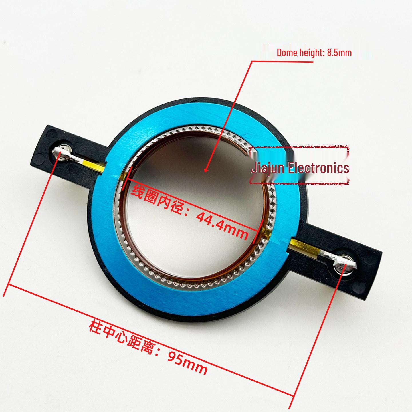

44.4mm Treble Voice Coil with Pillar Diaphragm, Long Frame Speaker Horn Driver Repair Parts