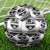 Los Angeles Kings Indoor Soccer Ball Size 5 Colorful All Ages Machine Stitched PVC Competition Ready Durable High-Bounce