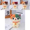Charming Cartoon Cat Plush Keychain Pp Cotton Filled Lovely Bag Accessory