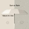106cm/41.73in Sunshade Umbrellas 24 Bones Sun Protection UV Umbrella for Men Women Large Windproof Sunny and Rainy Umbrella