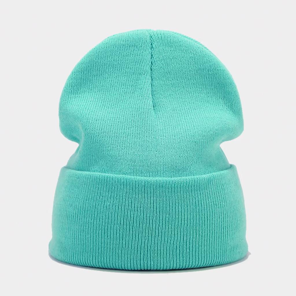 Solid Knitted Hat Winter Autumn Keep Warm Outdoor Women Men Wool Beanies Ear Gorras Ski Caps Cycling Hip Hop Skateboard Hat