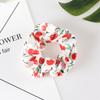 Summer Fruit Pattern Elastic Hair Ties for Women New Trend Scrunchies Ponytail Elastic Hair Bands Hair Accessories