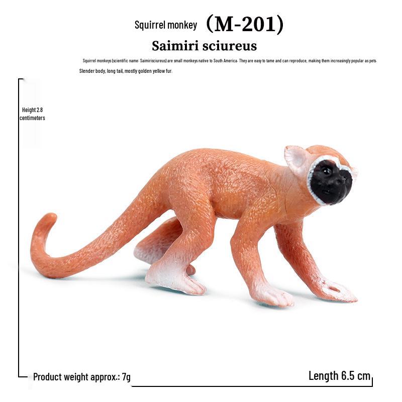 Kids Static Wild Animal Toy: Plastic Monkey Gorilla Ape Model