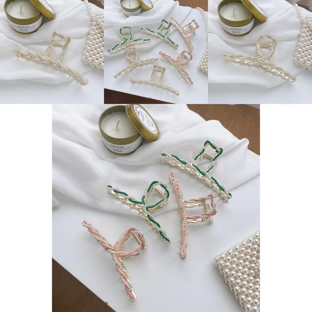 Hair Designer Alloy Claw Clip For Women With Fashionable Geometric Patterns Colors And