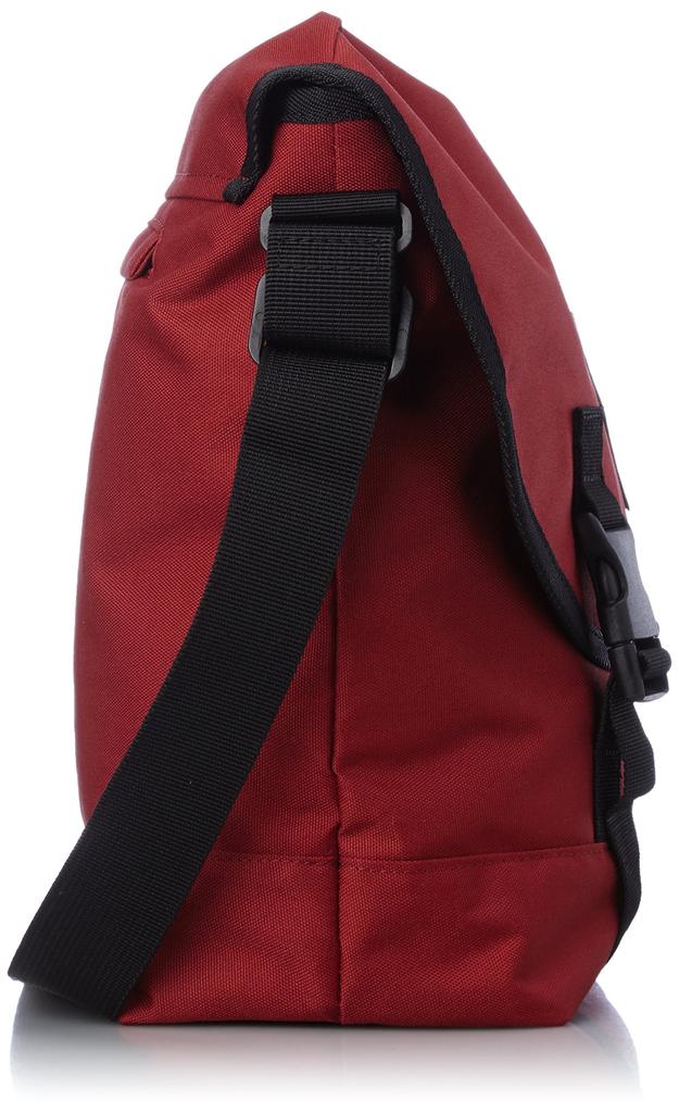 Dickies Messenger Bag, Shoulder Strap with Buckle, Large, 12-6600, Red