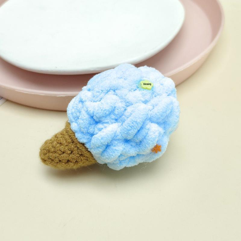 Cute Cartoon Ice Cream Keychain & Backpack Pendant - Fun Gift for Kids & Couples