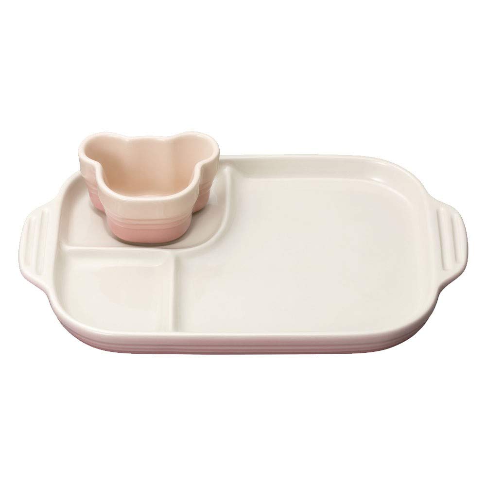 Le Creuset Baby Multi Plate & Ramekin Milky Pink
