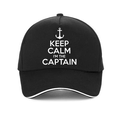 Keep Calm I'm The Captain Motor Boat Sailing Sea lustige Baseballkappe Sommergeschenke Unisex-Damenhut verstellbare Snapback-Hüte