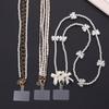 Pearl Mobile Phone Neck Lanyard Mobile Phone Chain Diagonal Span Chain Mobile Phone Case Accessories Female