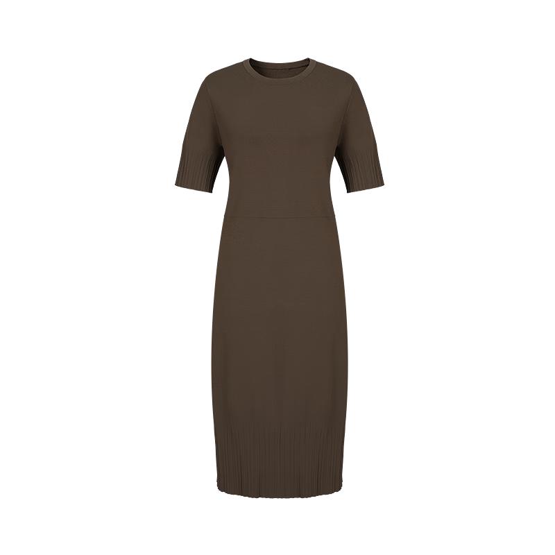 

JUZI Annakou Minimalist Commuter Round Neck Knitted Dress M