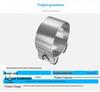 Stainless Steel Car Exhaust Widened Hose and Pipe Clamp