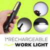 A96I-Rechargeable LED COB Portable Camping Work Inspection Light Lamp Hand Torch Magnetic For Household Workshop Automobile Camp