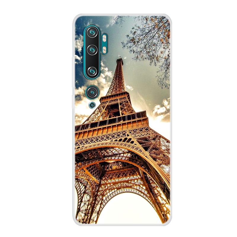 For Xiaomi Mi Note 10 Case Soft Silicone Back Cover Phone Case on For Xiaomi Redmi Note 10 Pro Coque For Xiomi Mi Note10 Pro