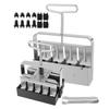 2Pcs Handheld Clod Maker Rustproof Seedling Soil Block Maker Reusable Soil Blocking Tool for Greenhouse Yard Accessories