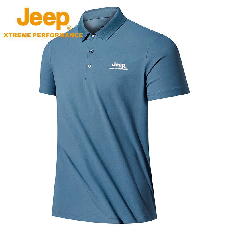 Jeep Men s Outdoor Casual Short Sleeve Polo Shirt L