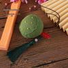 Handmade Lucky Lotus Pod Sachet: Embroidered Safety Charm & Coin Purse for Dragon Boat Festival