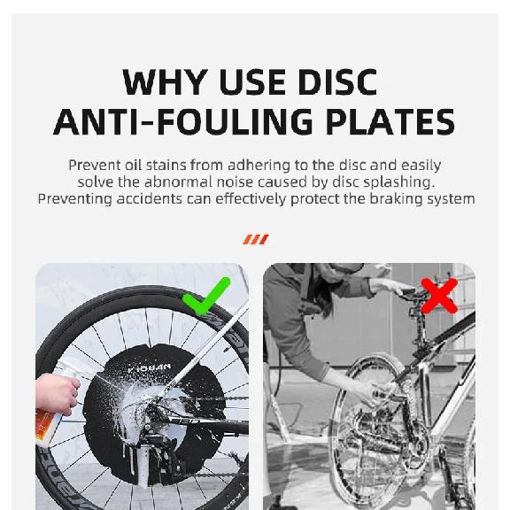 Anti-fouling Motorfiets Wassen Remklauw Reiniging Beschermhoes Ultralicht Fiets Wassen Remklauw Beschermer Fiets Accessoires