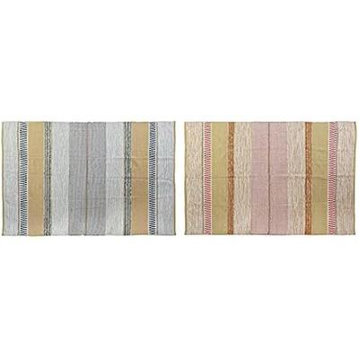 Rug - DKD Home Decor - Multicolor - 160 X 230 Cm - Natural Fibers - Rectangular