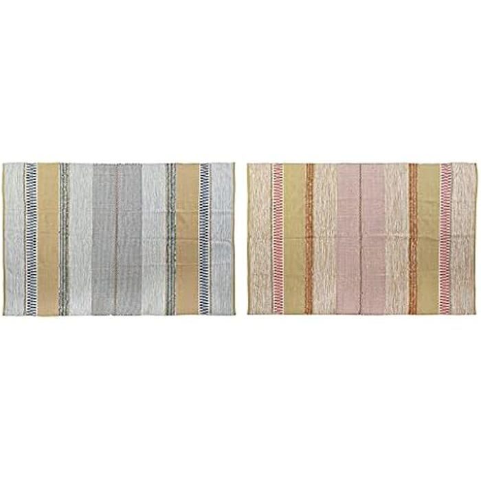 Tapis - DKD Home Decor - Multicolore - 160 X 230 Cm - Fibres Naturelles - Rectangulaire