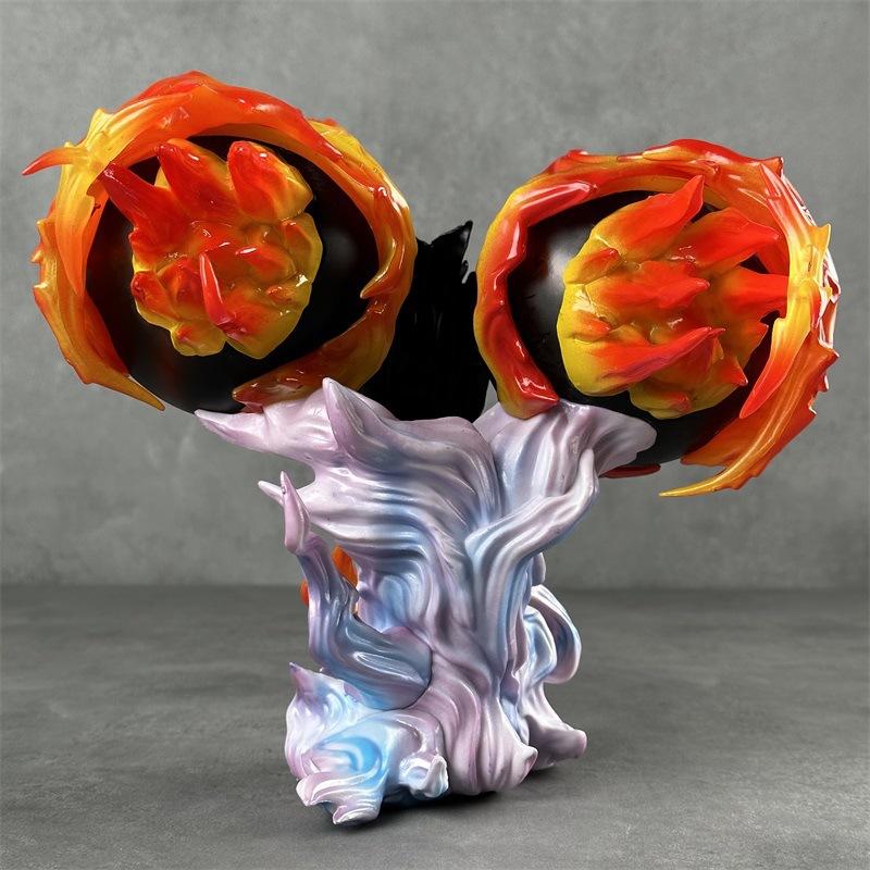 One Piece Figur Doppelfaust Luffy Dritter Gang Grizzlybär Kanone Luffy Schreibtischornament Zweidimensionale Animation One Piece Modell